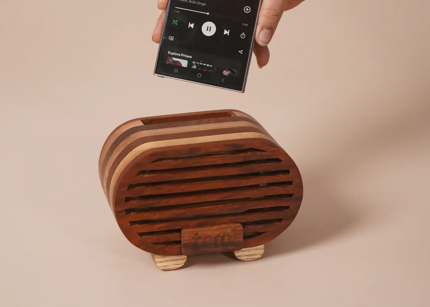 Buy Wooden Mobile Stand Online India