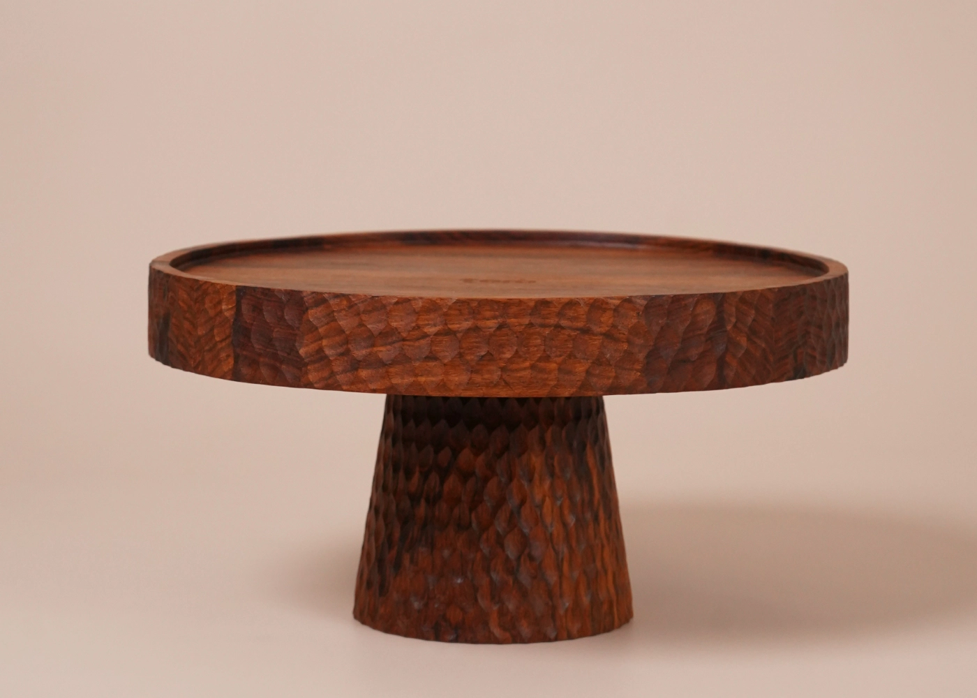 Hand-Carved Cake Stand