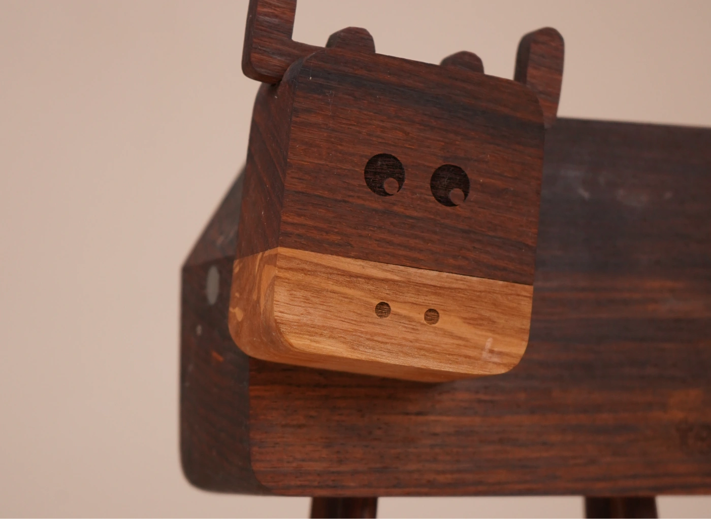Rosewood Toy Cow for Kids